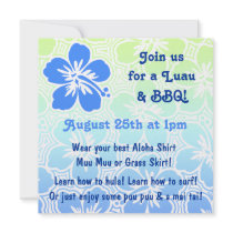 Kono Hibiscus Tropical Invitations