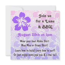Kono Hibiscus Tropical Invitations