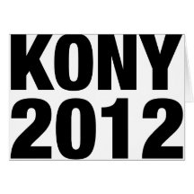 Kony 2012 Black Text Cards
