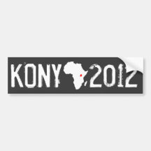 Kony 2012 bumper stickers