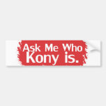 Kony 2012 bumper stickers