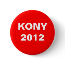 Kony 2012 pinback button