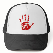 Kony 2012 Handprint Stop Joseph Kony Mesh Hats