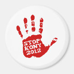 Kony 2012 Handprint Stop Joseph Kony Fridge Magnets