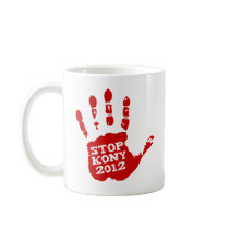 Kony 2012 Handprint Stop Joseph Kony Mug