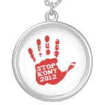 Kony 2012 Handprint Stop Joseph Kony Custom Necklace