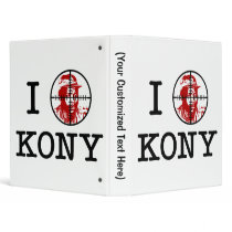 Kony 2012 Joseph Kony Target Crosshairs Binder