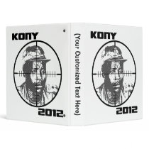 Kony 2012 Joseph Kony Target Crosshairs Binders