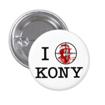 Kony 2012 Joseph Kony Target Crosshairs Buttons