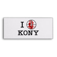 Kony 2012 Joseph Kony Target Crosshairs Envelopes