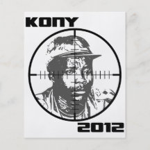 Kony 2012 Joseph Kony Target Crosshairs Flyer Design