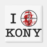 Kony 2012 Joseph Kony Target Crosshairs Magnet