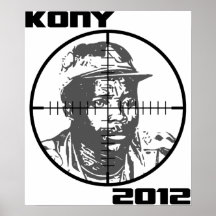 Kony 2012 Joseph Kony Target Crosshairs Print