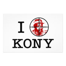 Kony 2012 Joseph Kony Target Crosshairs Stationery Design