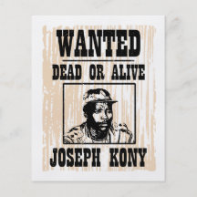 Kony 2012 Joseph Kony Wanted Poster Personalized Flyer