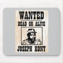 Kony 2012 Joseph Kony Wanted Poster Mouse Pad