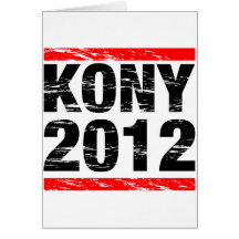 Kony 2012 Movement Greeting Card