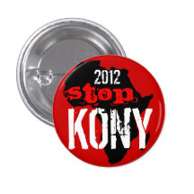 Kony 2012 pinback button