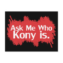 Kony 2012 Post Card
