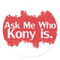 Kony 2012 round stickers