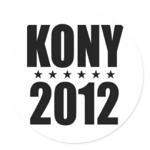 Kony 2012 round stickers