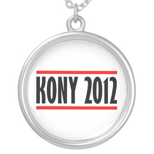 Kony 2012 Stop Joseph Kony Banner Personalized Necklace