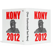 Kony 2012 Stop Joseph Kony Vinyl Binder