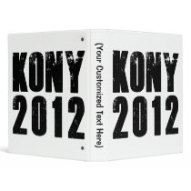 Kony 2012 Stop Joseph Kony Vinyl Binder