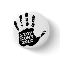Kony 2012 Stop Joseph Kony Hand Pinback Button