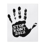 Kony 2012 Stop Joseph Kony Hand Flyer