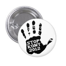Kony 2012 Stop Joseph Kony Hand Pinback Button