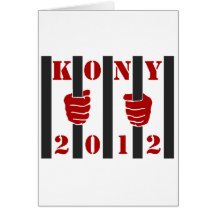 Kony 2012 Stop Joseph Kony Prison Cards