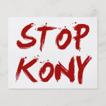 Kony 2012 Stop Red Bloody Joseph Kony Custom Flyer