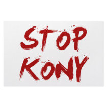 Kony 2012 Stop Red Bloody Joseph Kony Custom Stationery
