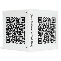 Kony 2012 Video QR Code Joseph Kony 3 Ring Binders