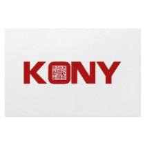 Kony 2012 Video Red QR Code Joseph Kony Stationery