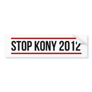 Kony Bumper Sticker bumpersticker