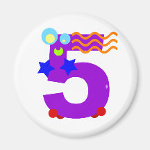 Kooblee 5 fridge magnet