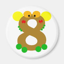 Kooblee 8 refrigerator magnet