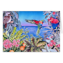 Kookaburra and Rainbow Lorikeets cards
