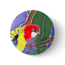 Kookaburra, Cockatoo & Parrot T-Shirts and Gifts! buttons by 50thbirthdaygifts Kookaburra, Cockatoo & Parrot T-Shirts and Gifts! buttons