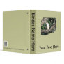 Kookaburra Sitting On A Tree Branch 3 Ring Binder