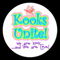 Kooks Unite! Club Gear Round Stickers