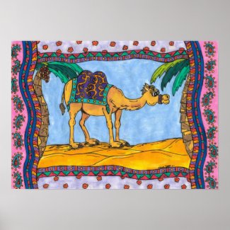 Kooky Camel print print
