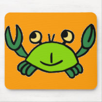 Kooky Crab mousepads by clarachandler Kooky Crab mousepads