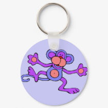 Kooky Monkey keychains by clarachandler Kooky Monkey keychains