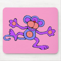 Kooky Monkey mousepads by clarachandler Kooky Monkey mousepads