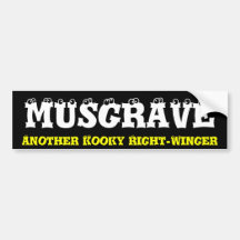 Kooky Right Winger Bumper Sticker
