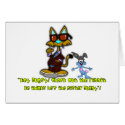 Kool Cat and Rabbit cards by colintonwigglys Kool Cat and Rabbit cards