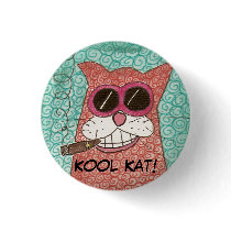 Kool Kat! button by conroyaltee Kool Kat! button